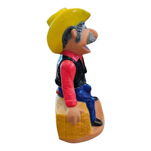 Shotgun Red Rubber Coin Bank Barton Kool Buddie Steve Hall Complete Vintage 1991 - Picture 3 of 7